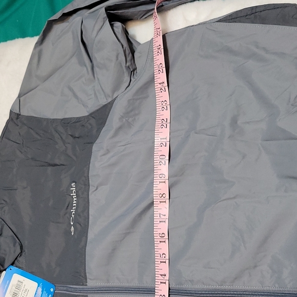 NWT COLUMBIA MEN'S PACKABLE GLENNAKER LAKE RAIN JACKET US XLT TALL - Picture 12 of 16